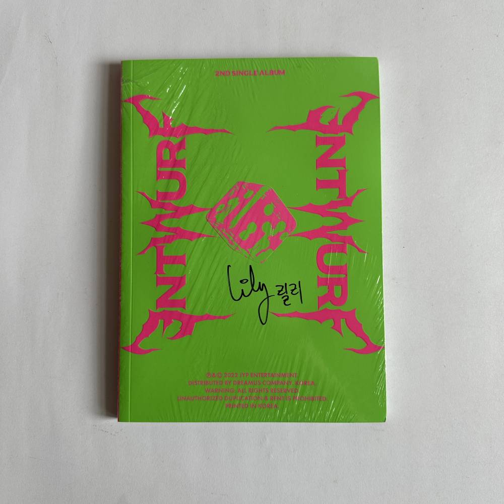 NMIXX LILY SIGNED 2ND SINGLE ALBUM 'ENTWURF' (SEALED)